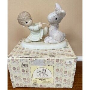 Precious Moments- Vintage  Were pulling for you